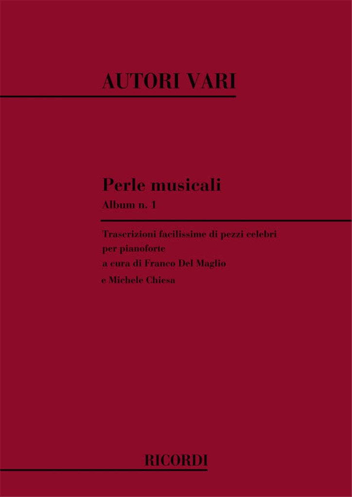 Perle Musicali. Album N. 1 - Pezzi Celebri